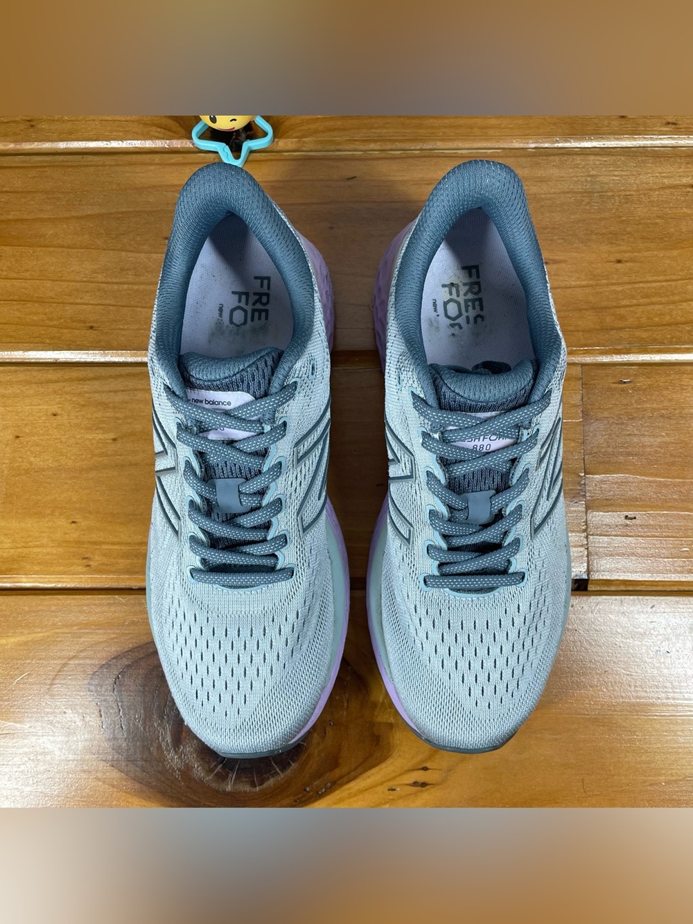 New Balance Fresh Foam X 880v11 Womens 10 B Gray Purple Running Shoes W880Z11 - Picture 5 of 16